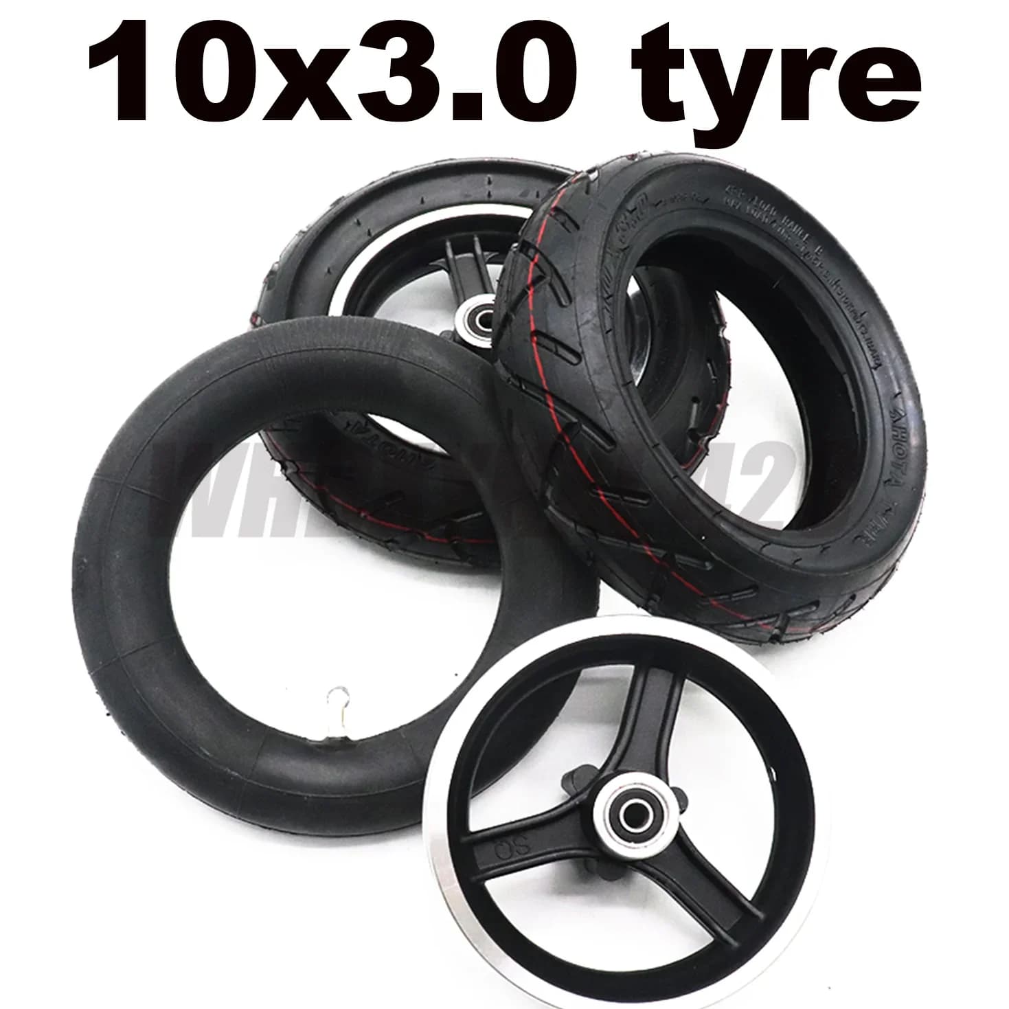 10 inch HOTA 80 / 65-6 Road Tire Electric Scooter Thicken Expand Inflatable Zero 10x Kaabo Mantis Pneumatic Part 10x3.0