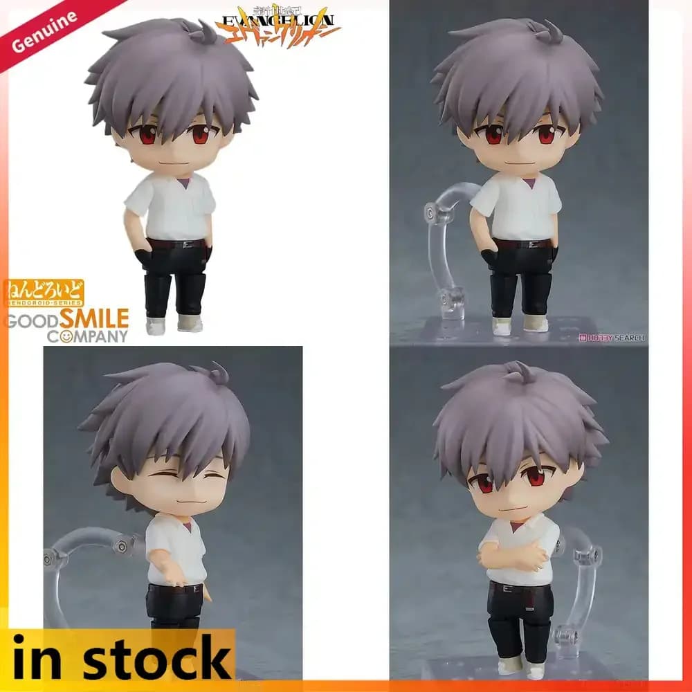 Good Smile Company Evangelion Nendoroid # Action Figure 1261 Nagisa Kaworu, Statuetta da Collezione 100mm, Statua Anime in PVC