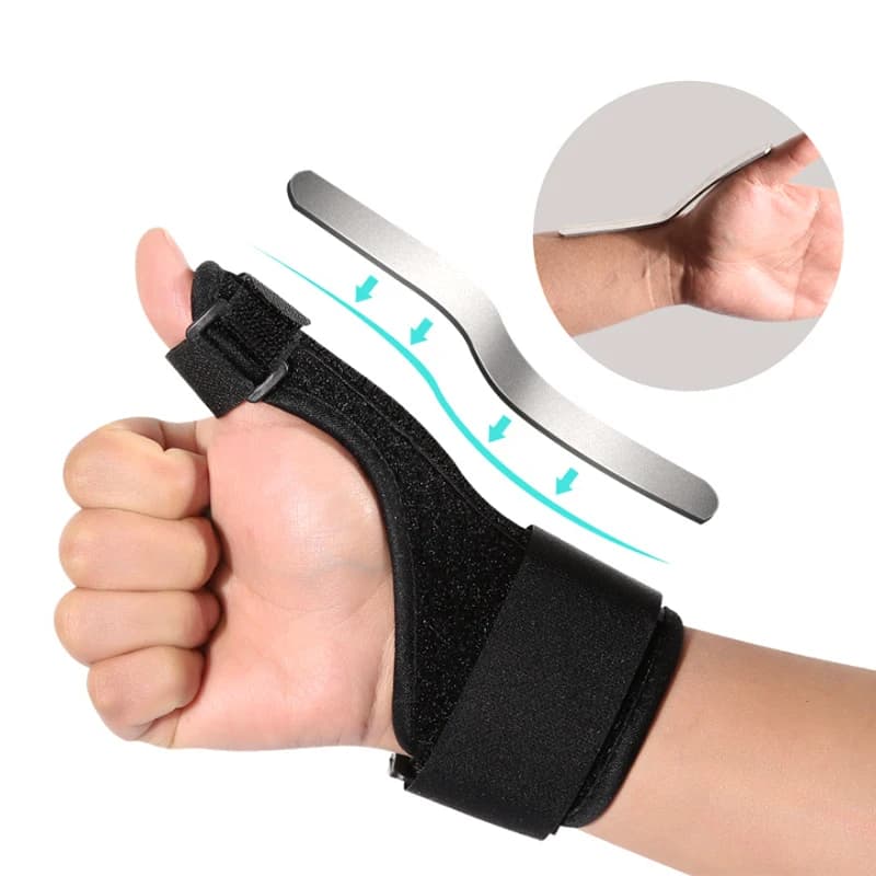 1Pc Polso Pollice Supporto Protezione Tendine Guaina Recupero Lesioni Pollice Brace Stecca Dito Distorsione Fermo Strumento di Assistenza Sanitaria