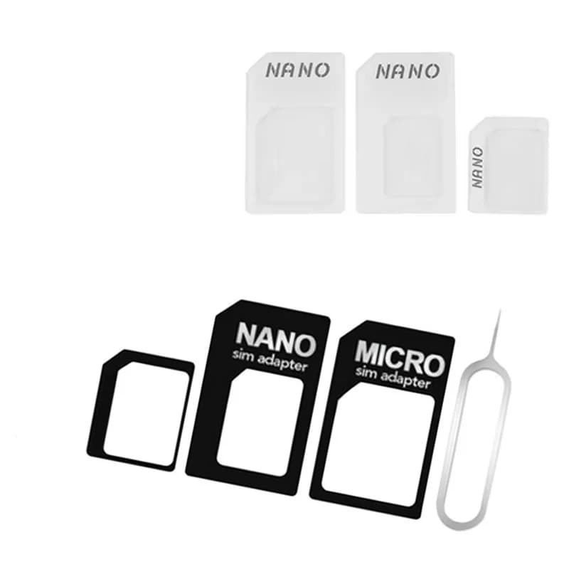 1 Set 4 in 1 telefono cellulare universale Converti scheda Nano SIM a Micro adattatore standard Telefono 4G LTE USB Router wireless Accessori