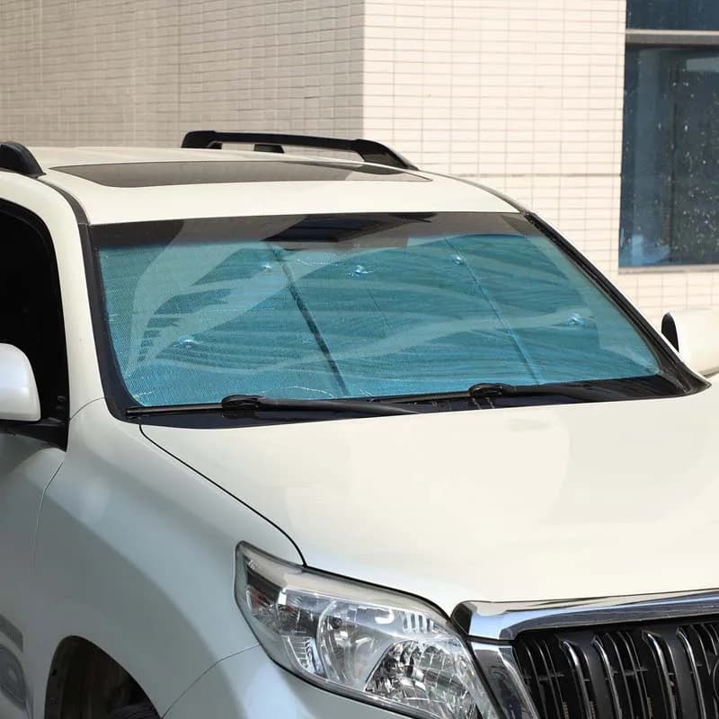 For Toyota Land Cruiser Prado FJ150 150 aluminum foil Car Front Windshield Thermal Curtain Shading Sunscreen Car Accessories