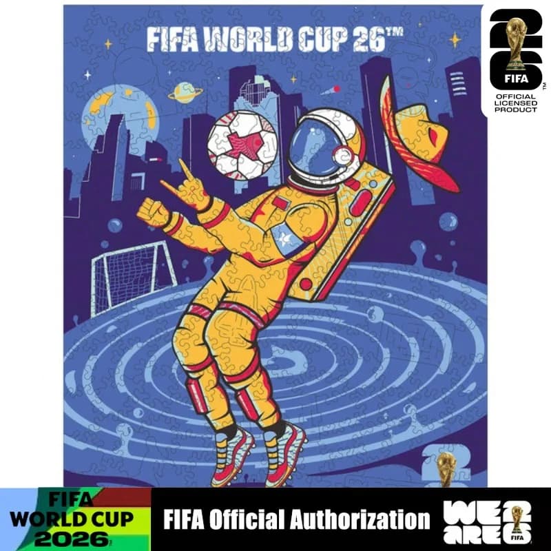 FIFA World Cup Houston City Themed 200Pcs Wooden Puzzle Soccer Match Souvenir DIY Collectible Decoration Gift for Football Fans