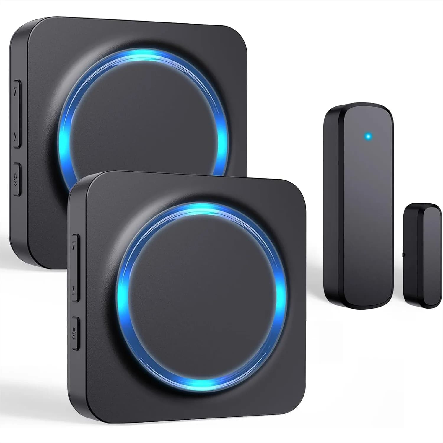 Campanello per Porta che Suona all'Apertura, Sensore Wireless per Porta con Raggio di 600FT, 32 Suonerie e 5 Livelli di Volume per Allarme di Ingresso Casa/Azienda