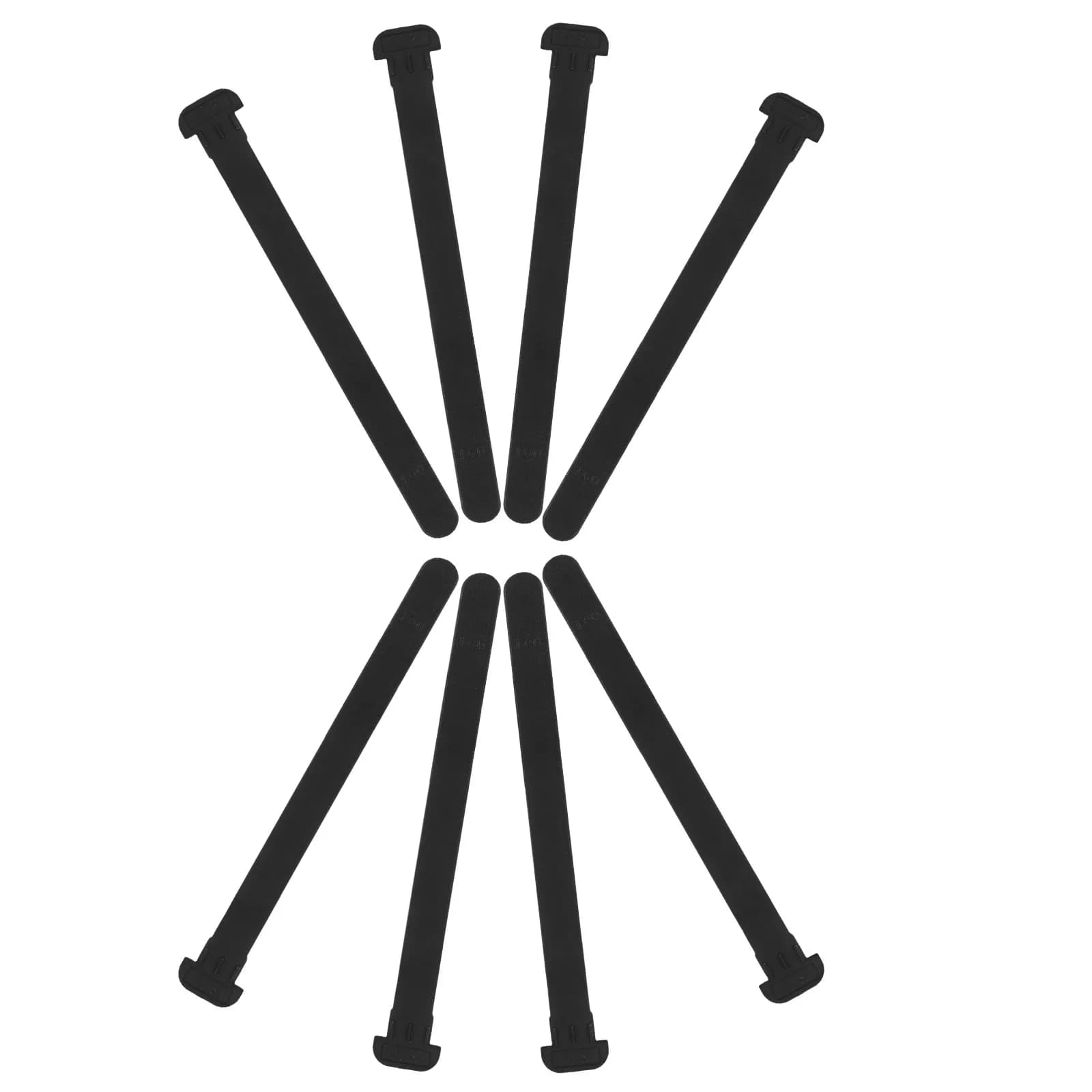 Kit di ricambio universale da 8 pezzi per cinturini per pattini in linea, fibbia a cricchetto per cinturino del collo del piede, per pattinaggio su ghiaccio, supporto rinforzato per polpaccio alto