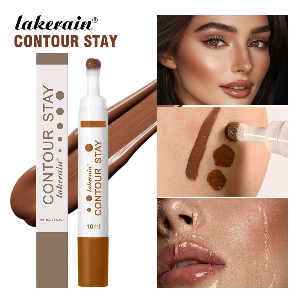 Stick Contorno Viso Lunga Durata, Texture Setosa, Stick Contorno 3D, Blush e Correttore in Crema, Strumento per il Trucco, Cosmetici