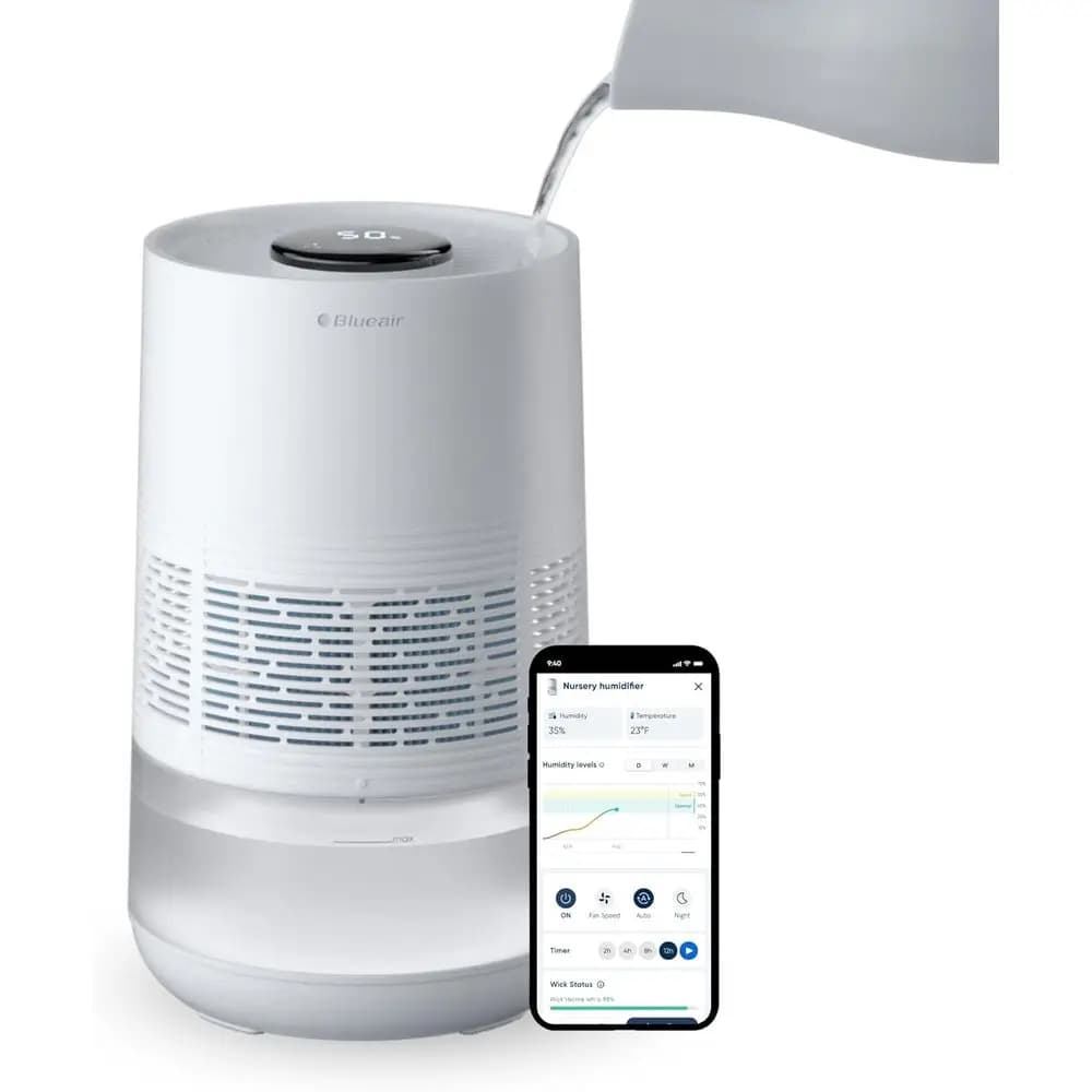 Umidificatore Intelligente Avanzato per Grandi Spazi: Sonno Migliorato, Riempimento Automatico, Serbatoio da 3,5L, Funzionamento 48 Ore, Controlli App e Touch