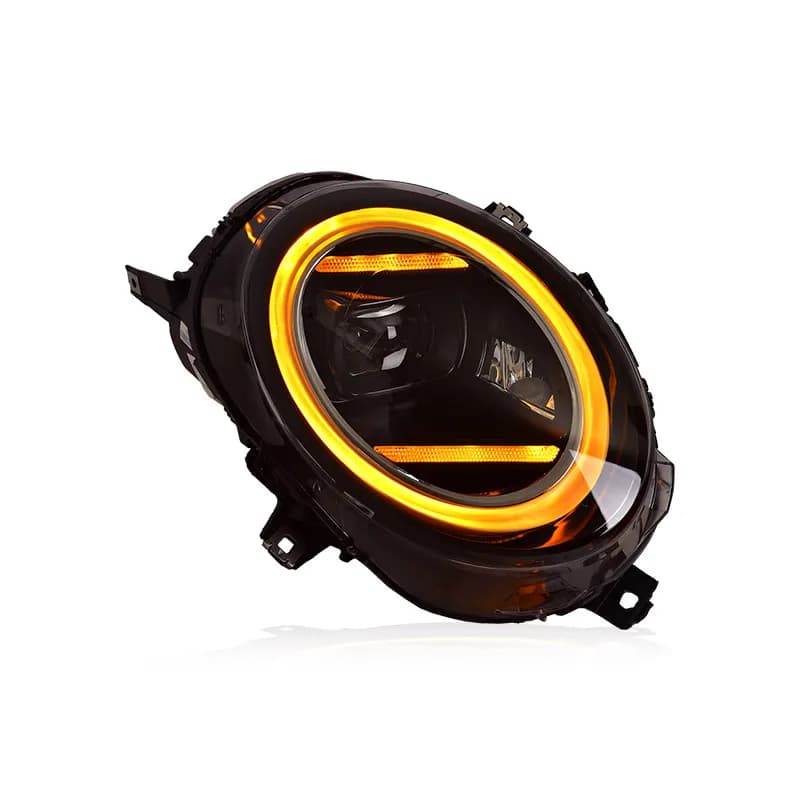 LED Dynamic Headlight for MINI Cooper F55 F56 2014-2022 Sequential Turn Signal DRL Projector Headlamp