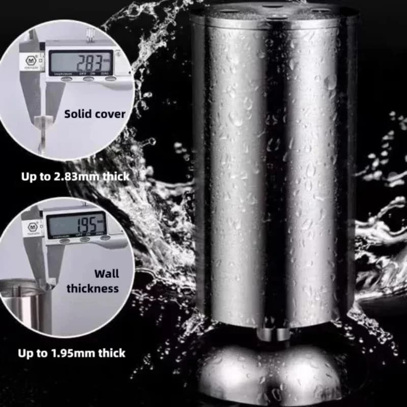 Gambe Regolabili in Acciaio Inossidabile per Mobili, Piedini di Supporto in Metallo Resistenti, Piedini Antiscivolo per Armadi, Tavoli e Divani, Articoli per la Casa