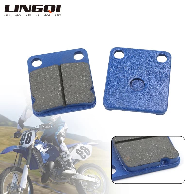 LINGQI RACING Pastiglie freno anteriori e posteriori Parti della pompa freno per 50cc 70cc 90cc 110cc 125cc 140cc Pit Dirt Bike ATV Quad Scooter