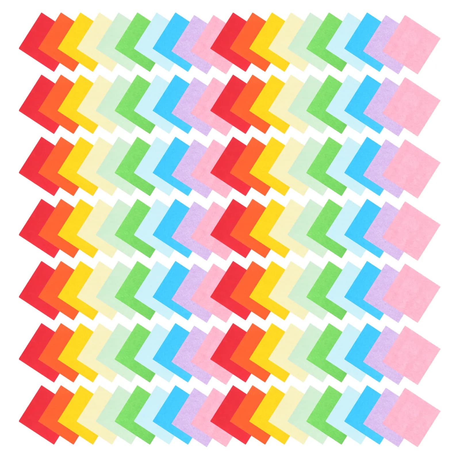 500 Sheets Bright Colored Square Origami Paper Double Sided Japanese Style Folding Paper for DIY Crafts Handmade Cards Art Decor
