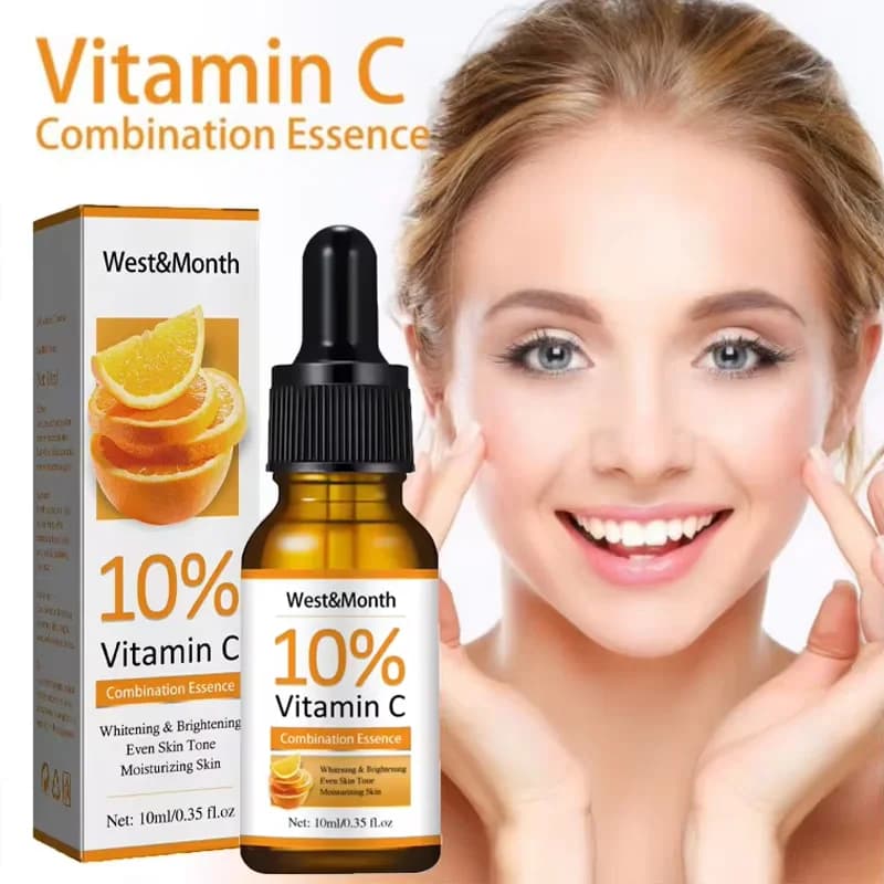 Serum of vitamin C for face Hyaluronic acid Age clear Black Macchie Solar burns Anti-oxidation alloys Remove pore shrinkage Skin care