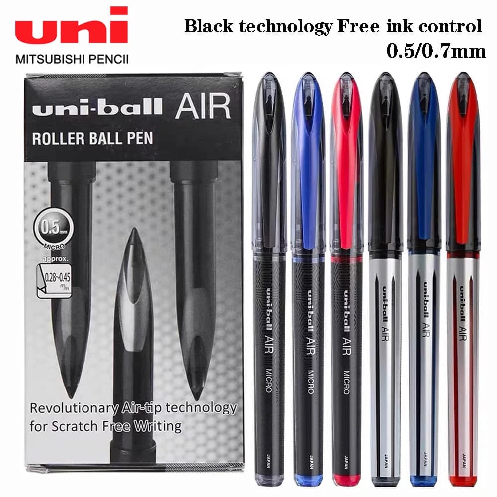 Penne Gel Uni UBA-188 giapponesi 0.5/0.7mm Free Ink Control Signature Canetas nero/rosso/blu penne da scrittura lisce per l'ufficio scolastico