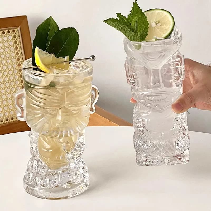 Tazze Tiki dell'Isola di Pasqua alle Hawaii, tazza creativa per vino da birra in porcellana, birra, vino, tazza per cocktail party, vetro per attrezzi da bar, 400 ml
