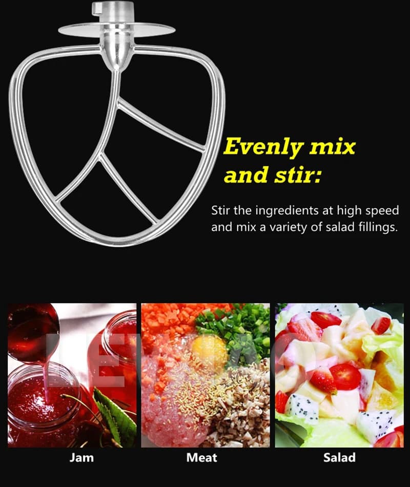 Professional Kitchen Help Food Blender Cream Blender Cake Kneader Bowl Chef Machine