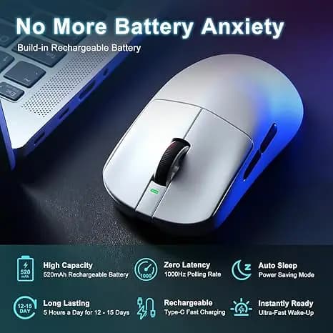 Lightweight Gaming Wireless Mouse VXE Dragonfly R1PRO R1 Pro MAX 1000HZ with Sensor PAW3395 26000DPI, Mouse from Gaming Cablato R1SE R1