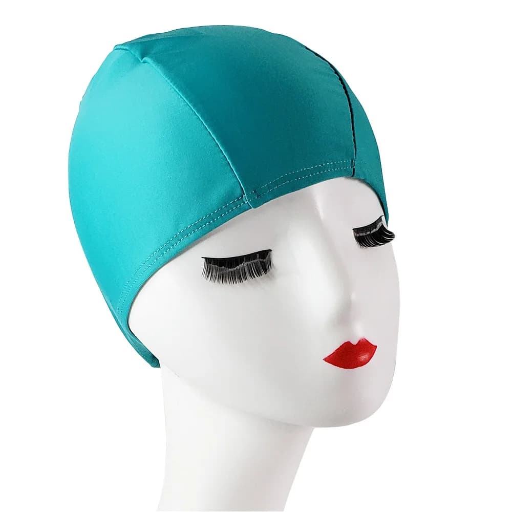 Women's Ultra Sweat Ice Singer for Adults, Elastic Nylon Turban, Pool Headphone