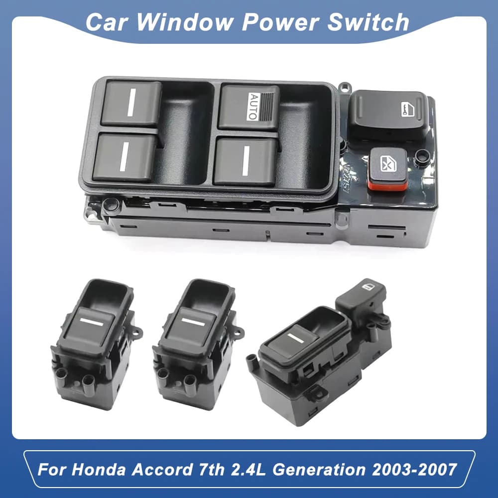 35770-SDA-A21 For Honda Accord 7th 2.4L Generation 2003-2007 Electric Window Switch Glass Button Control 35750-SDA-H12