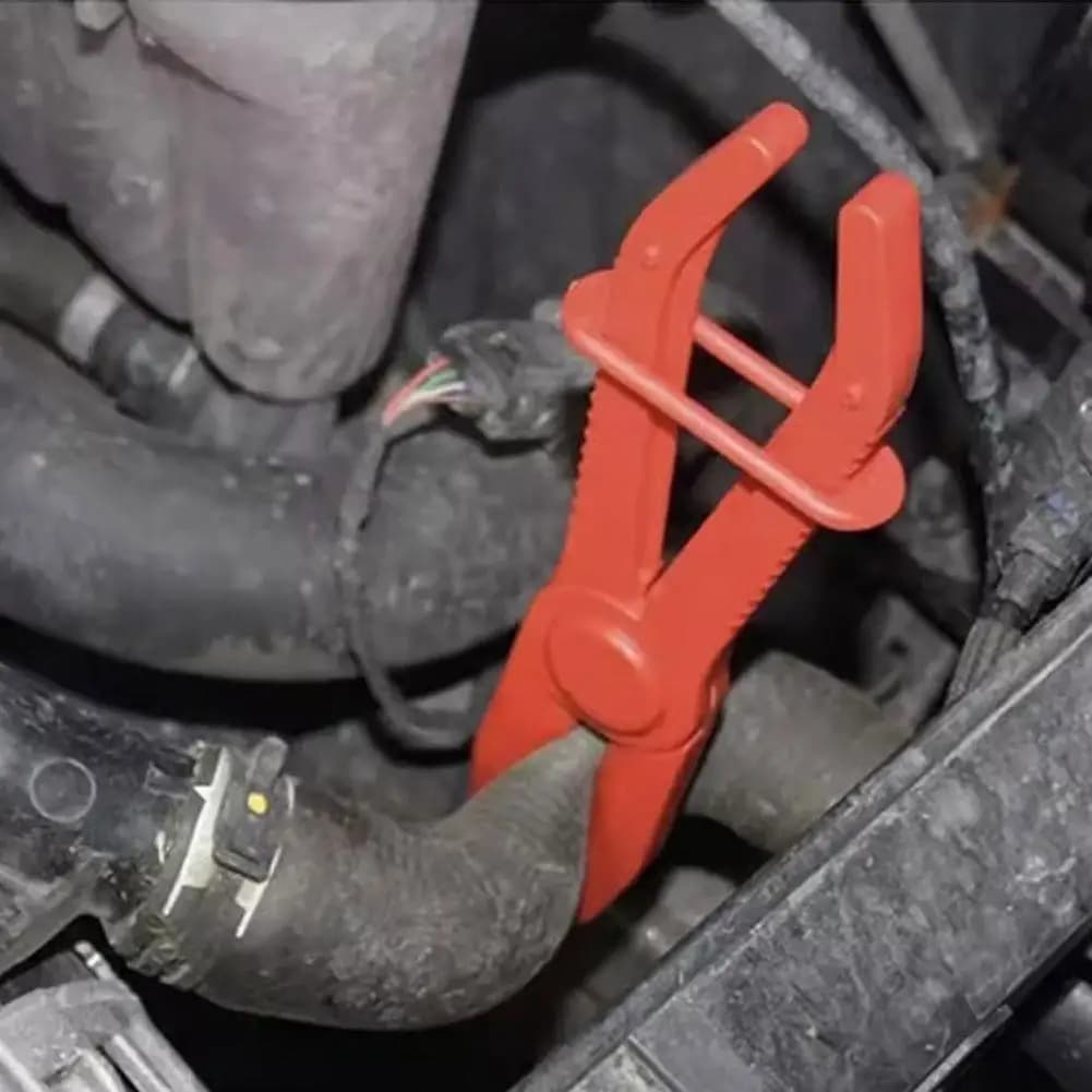 Set di 3 Pinze per Morsetti Tubi Freno e Carburante, Strumento Maneggevole per Riparazione Auto, Sgancio Rapido