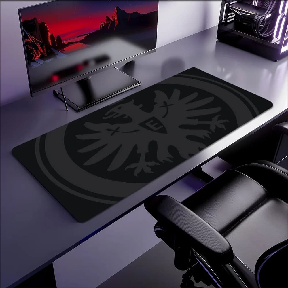 FootBall Desktop in gomma XXL Scrivania A-A-AG S Antiscivolo Gaming FF-Frankfurt Addensato Germania E-E-Eintracht Tappetino per mouse grande da ufficio