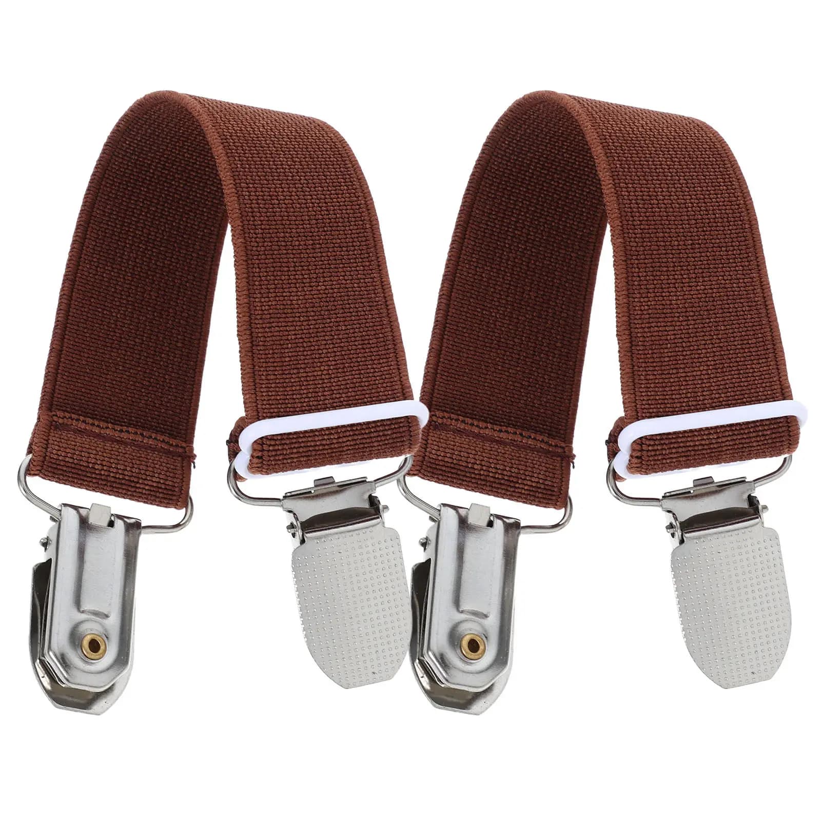 1 Paio di Fermagli Elastici Regolabili per Lenzuola, Clip Multifunzionali Resistenti per Letto, Divano, Coprimaterasso