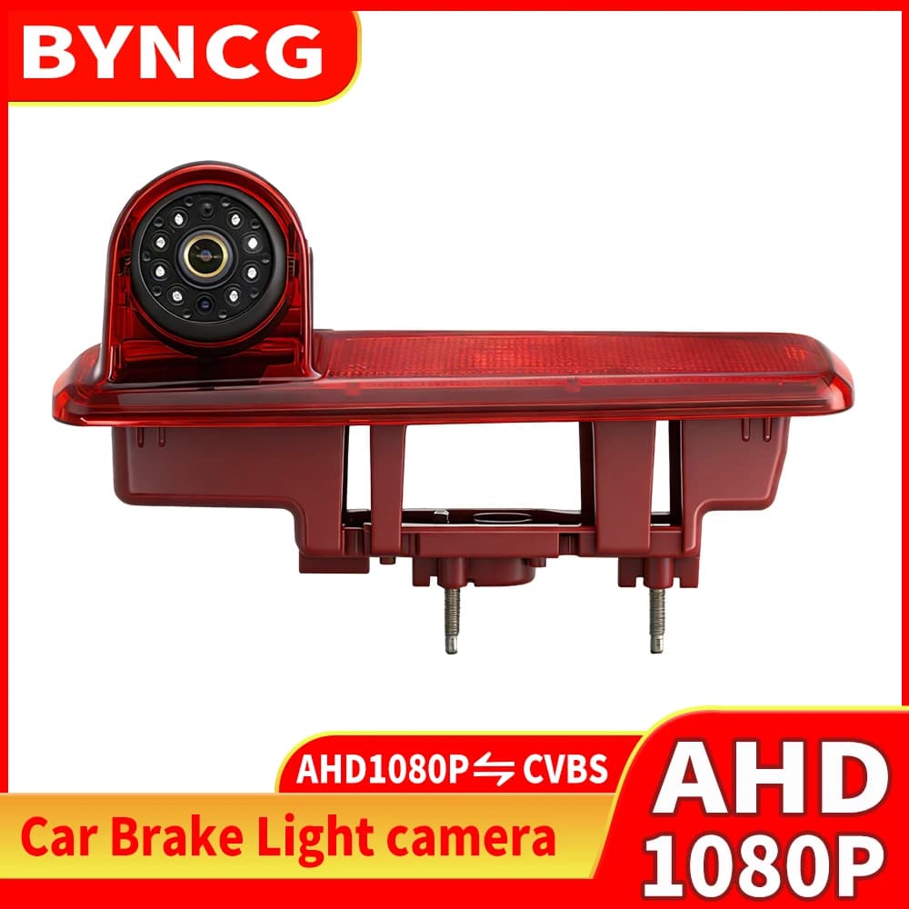 Telecamera Posteriore AHD 1080P per Luce Freno, Impermeabile con Visione Notturna per Opel Vivaro 2014 Renault Trafic 3