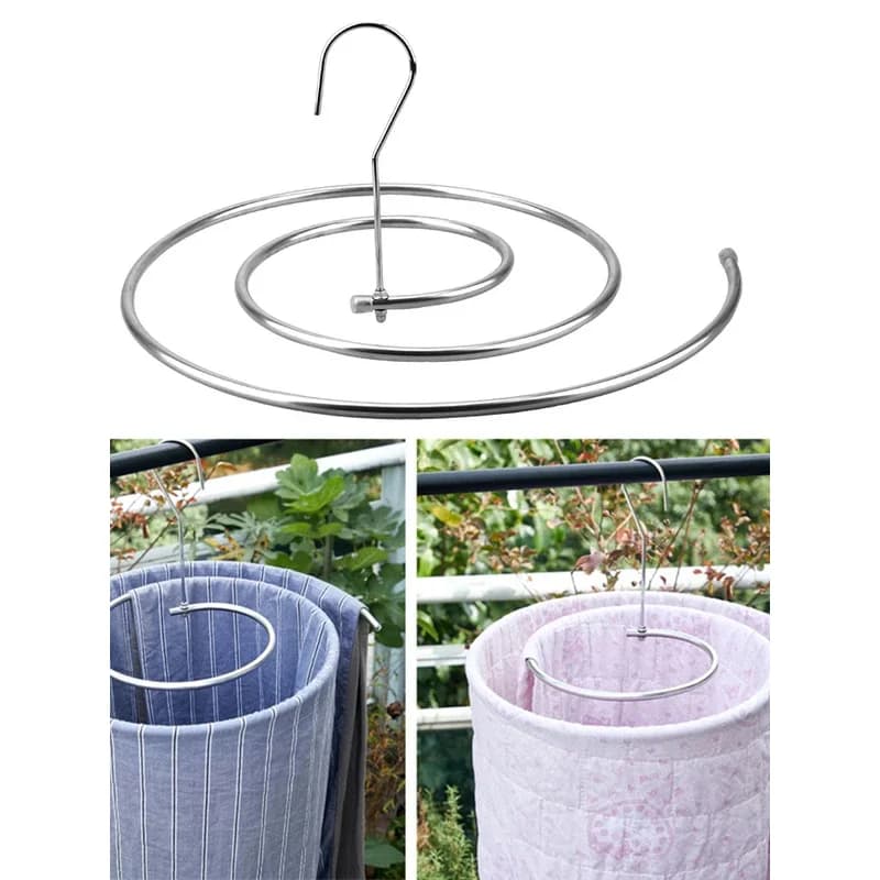 Multi-functional quilted cover for circular rotary spiral coats for drying sheets