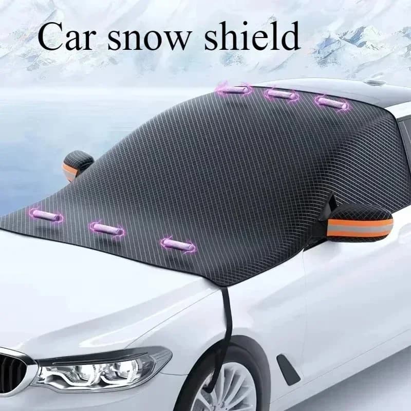 Copertura antineve per parabrezza auto, copertura parasole isolata, protezione antineve e antigelo per finestrino anteriore, accessori auto per esterni