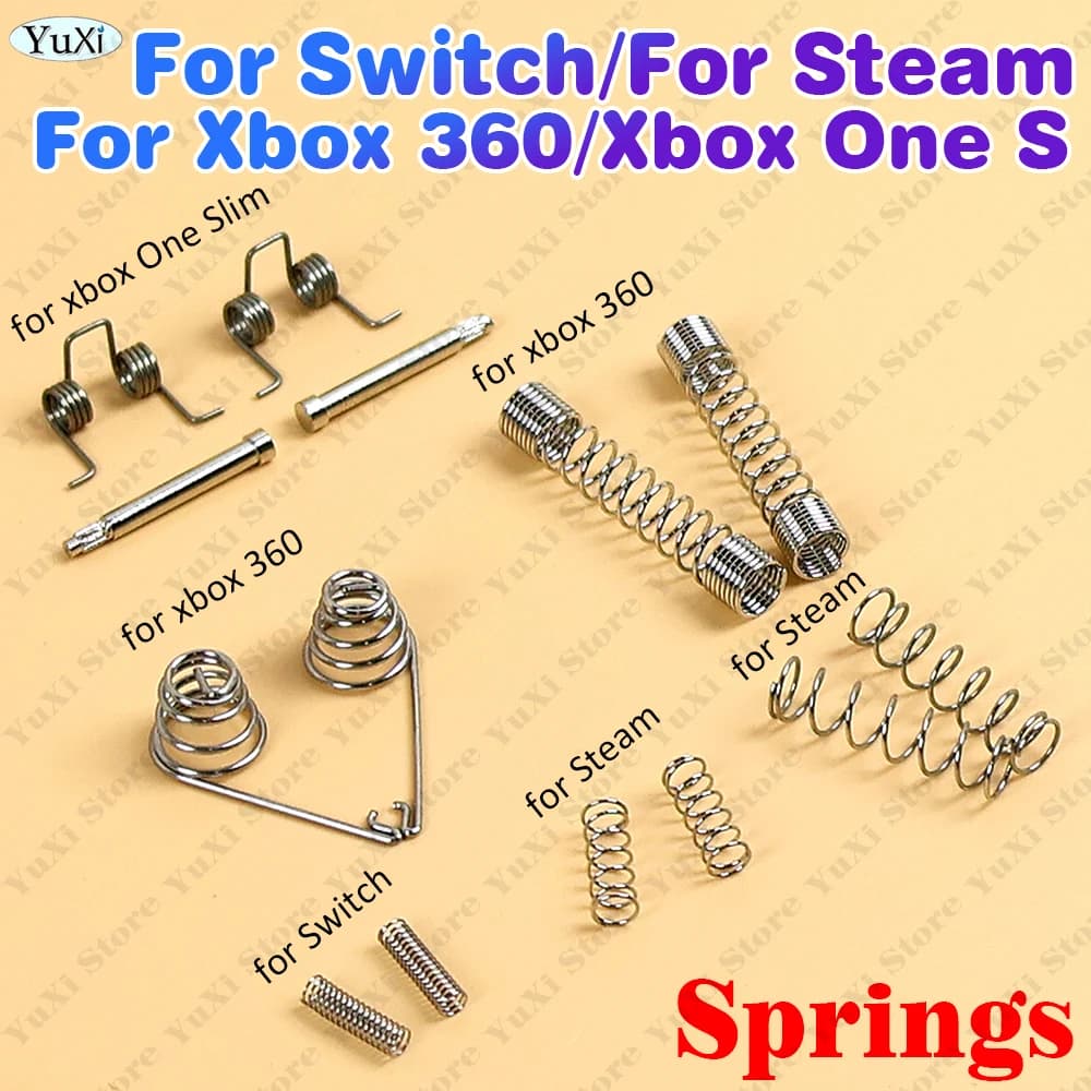 1-50pcs L R Battery Holder Springs For Xbox 360 Trigger Button Springs LT RT ZL ZR for Switch for Xbox One S for Steam Deck