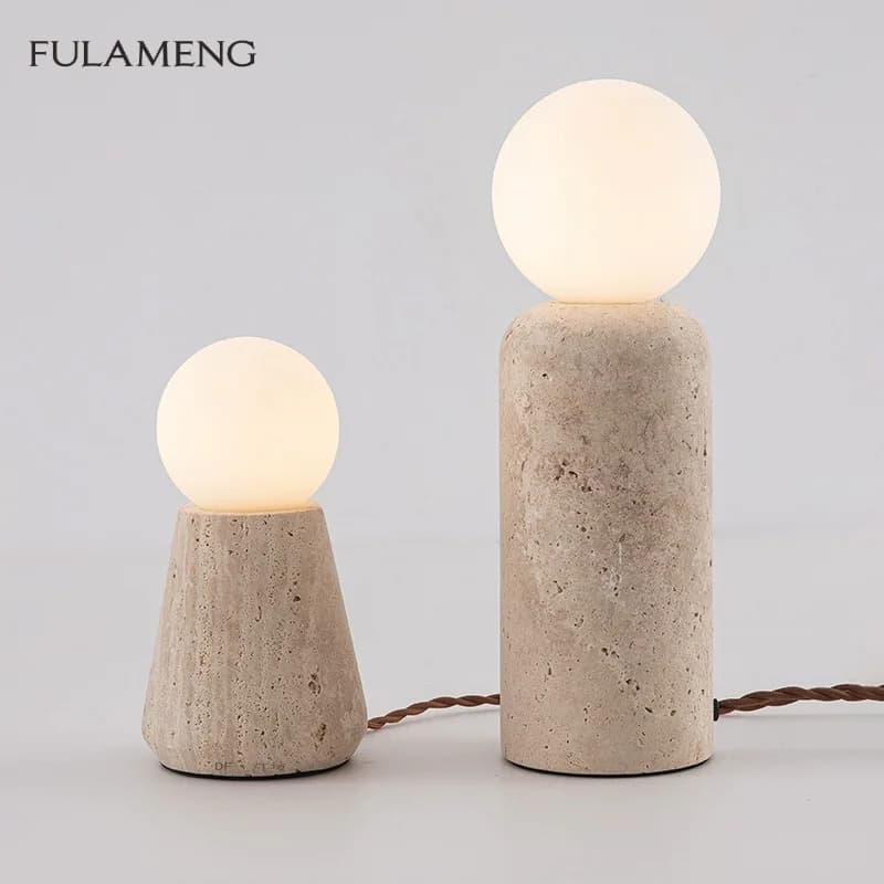 Unique Wasabi Style Retro Desk Lamp - Minimalist Design Bedroom Bedside Table Creative Decoration Small Desk Lamp