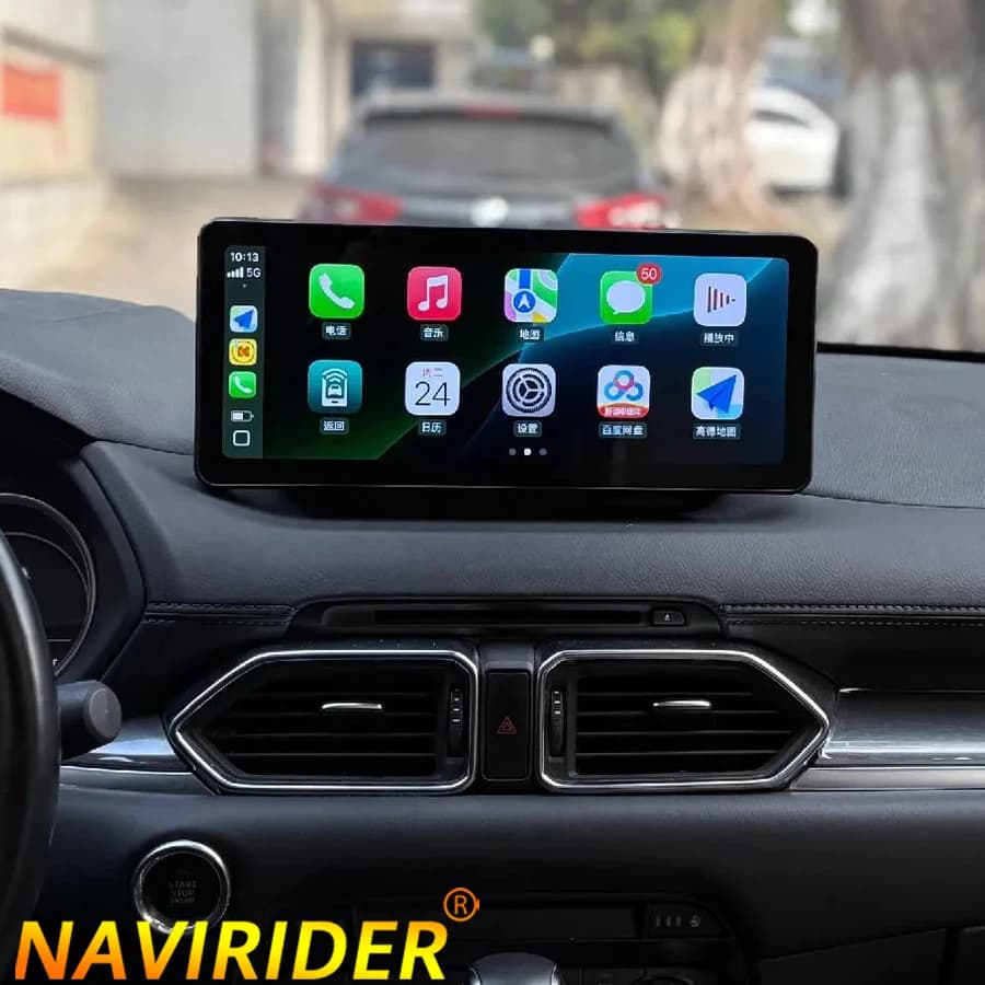 12.3inch Dual System For Mazda CX5 2017-2025 Android Car Radio Multimedia Video Player Stereo GPS Navigation Carplay Audio