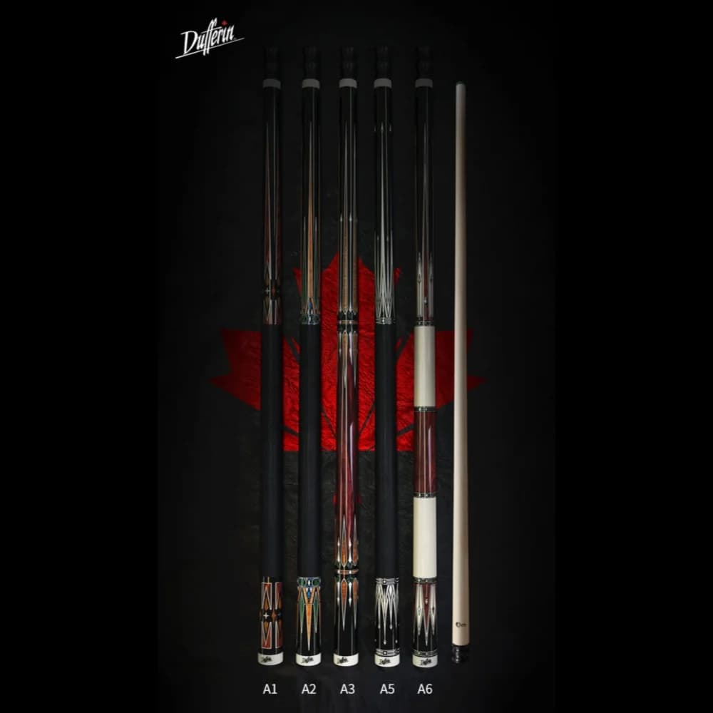 DUFFERIN 58In Canada Ace Shaft Billiard Pool Cue Stick 12.5mm