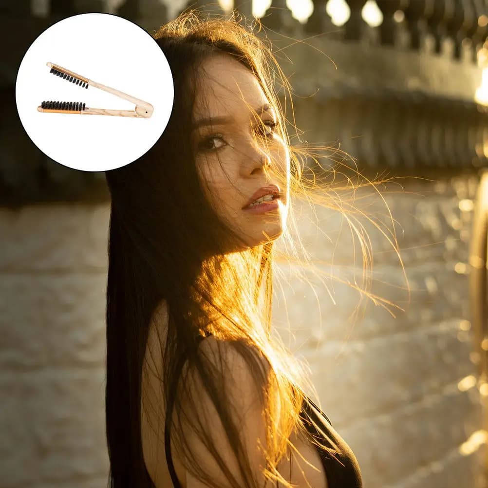 V-Two Face Sliding Combs with Quick Styling Sets, Hair Leaching and Daily Modeling