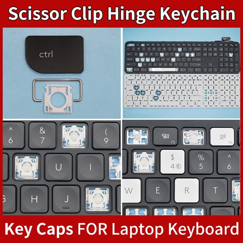 Sostituzione Keycap Chiave tappo Cerniera Per Logitech MX Logitech Craft YR0064 MX Tasti Per Mac Grafite Grigio Bianco Nero Tastiera KeyCap