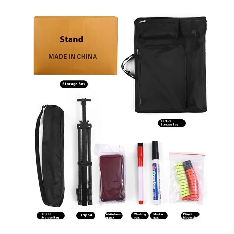 Large Portable Aluminum Alloy Stand Magnetic Erasable Football & Basketball&beach volleyball Tactics Board