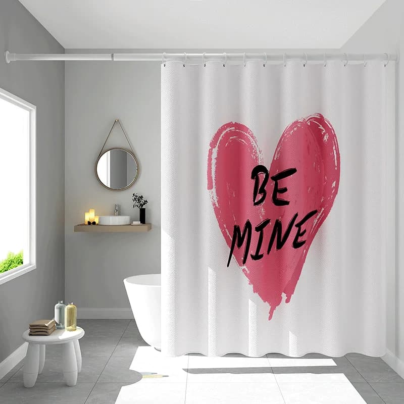 Tenda da Doccia Impermeabile VIKAMA in Stile Minimalista, Tenda Appesa per Doccia, Tenda Divisoria per Bagno