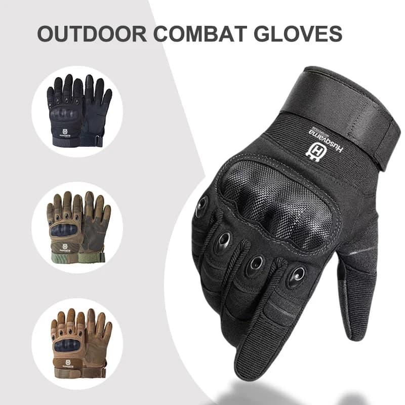 Motorcycle Camping and Hiking rock climbing Tactical Gloves Touch Design Fitness Protection Sports Hunting Gloves For Husqvarna