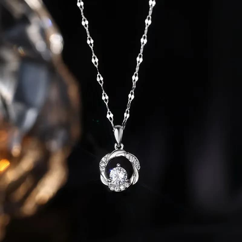 Collana di fiori in stile fresco per le donne Accessori da sposa romantici di lusso per la sposa Gioielli fantasia