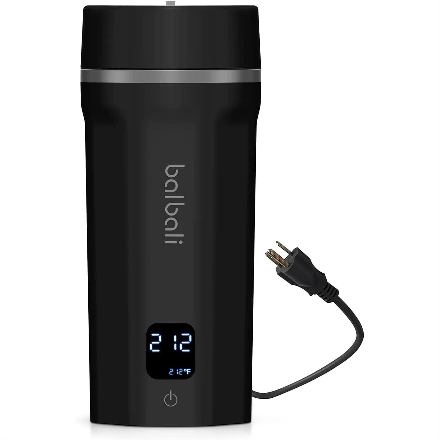 Bollitore Portatile da Viaggio 18.6oz, Elettrico a Doppia Tensione 100-250V con 6 Temperature Preimpostate, Anti-perdita e Veloce