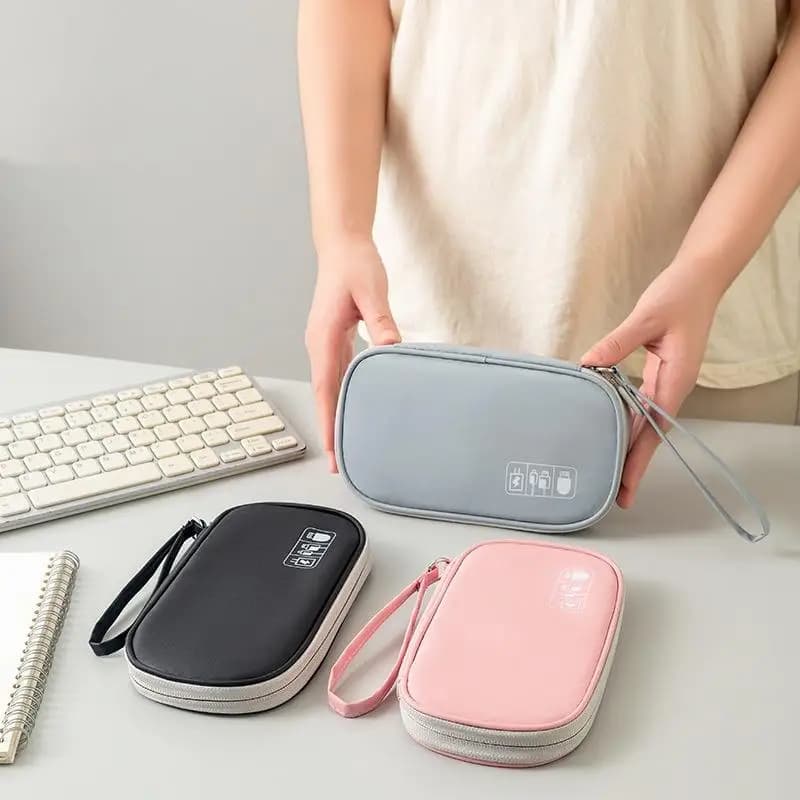 Borsa Organizer per Piccoli Elettrodomestici, Custodia da Viaggio Antiurto per Power Bank e Gestione Cavi