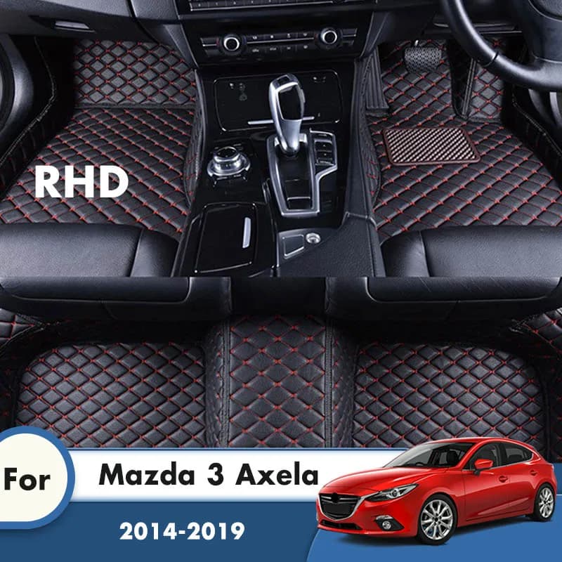 Tappeti RHD per Mazda 3 Axela 2019 2018 2017 2016 2015 2014 tappetini Auto accessori Auto personalizzati Styling parti interne coperture