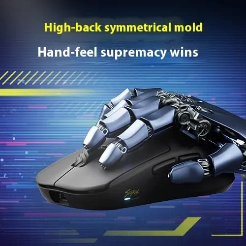 Mouse da Gaming Ergonomico Scyrox V8, Ultraleggero 36g, PAW3950 Wireless, Polling 8K, Periferica per Esports