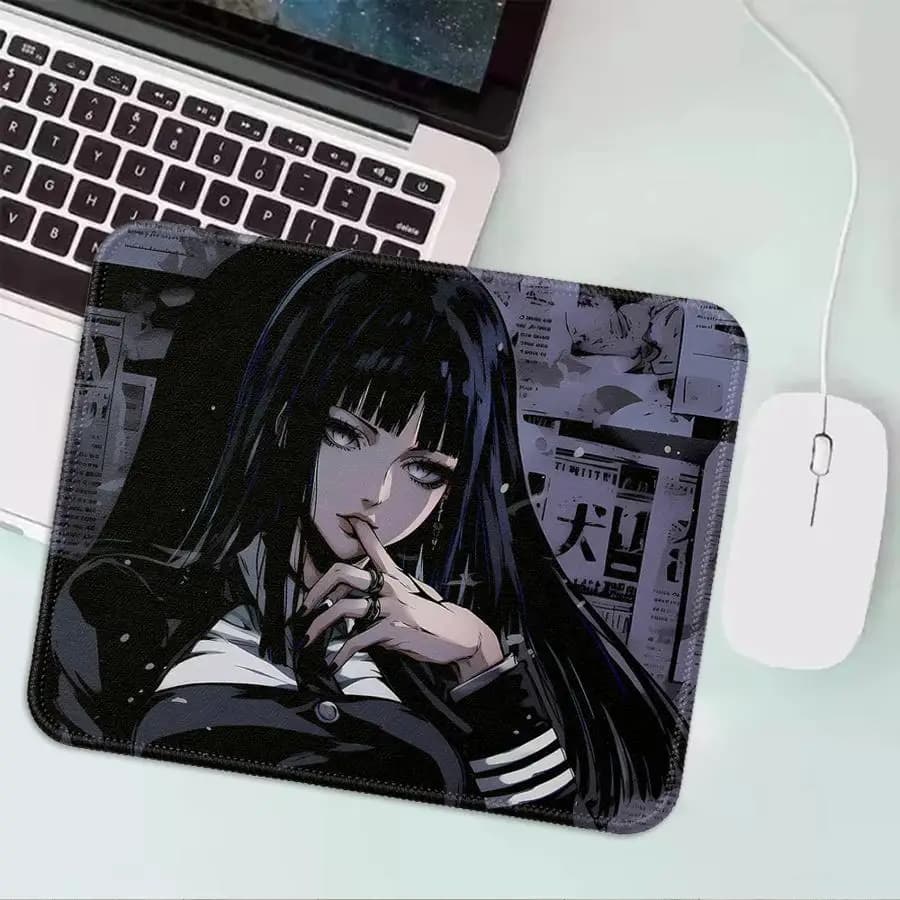 Tappetino per mouse impermeabile Dark Cartoon Witch, tappetino per console di gioco, tappetino per ufficio, tappetino per computer portatile, accessori da scrivania, tappetino per tastiera e mouse