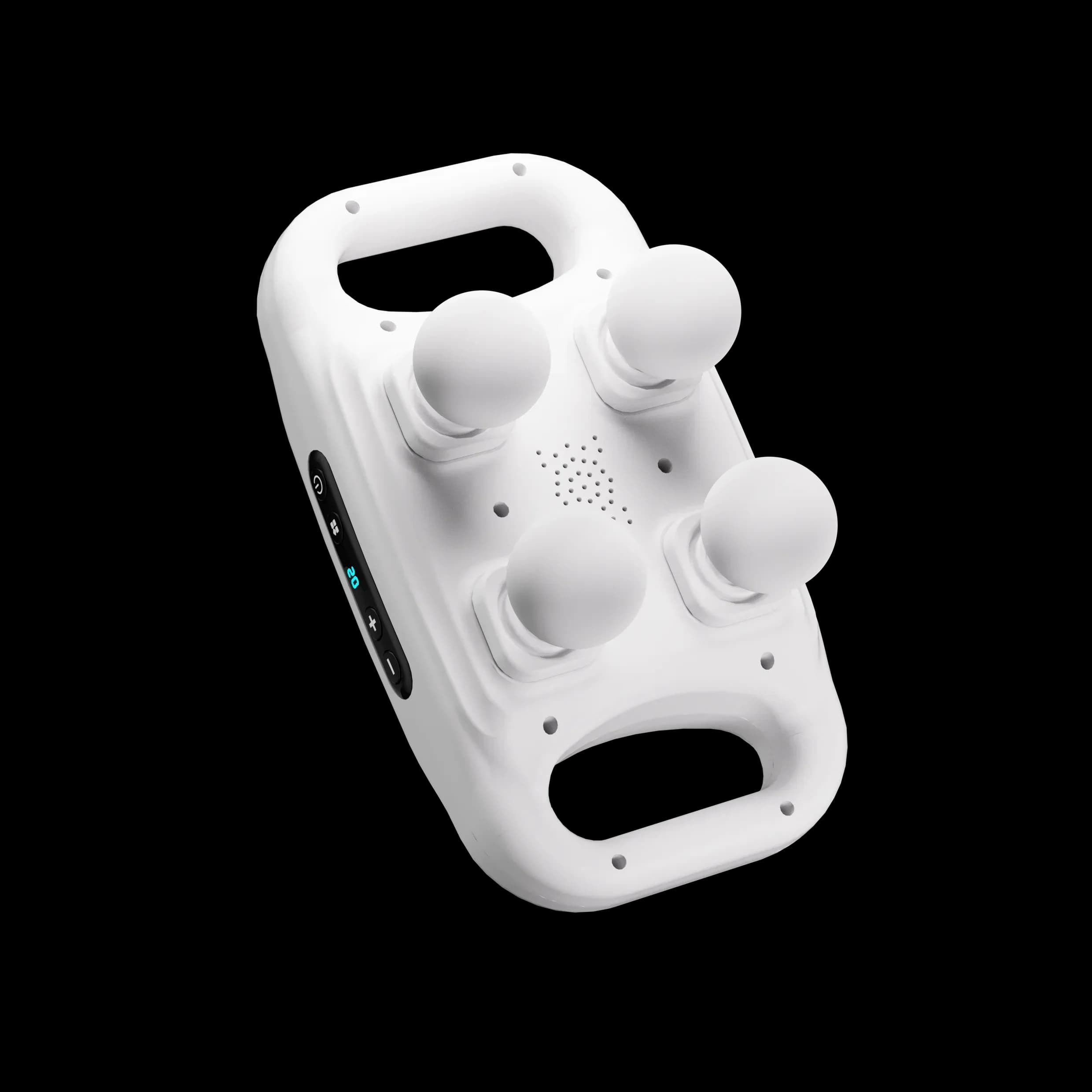 ♪ For professional deep fabrics Full body Vibration 4-headed stripper Mini high frequency powerful massage gun for athletes