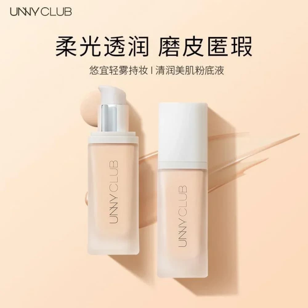 UNNY Makeup Foundation Liquid 30ml Long-Term Hydrating Corrector Control Oil Waterproof Korean Cosmetics