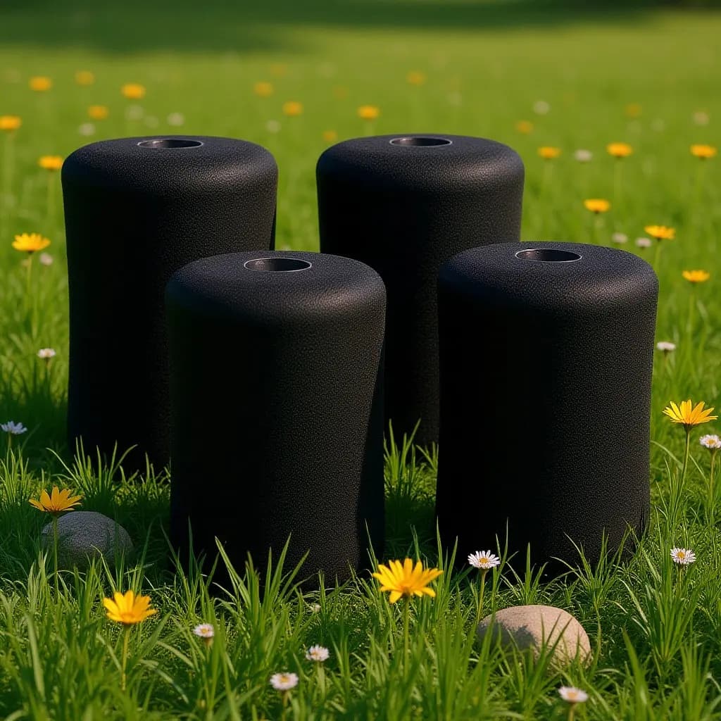 4 Pezzi Cuscinetti in Schiuma di Ricambio per Attrezzi da Palestra, Supporto Morbido e Flessibile per Rullo Addominale, per Attrezzature Fitness