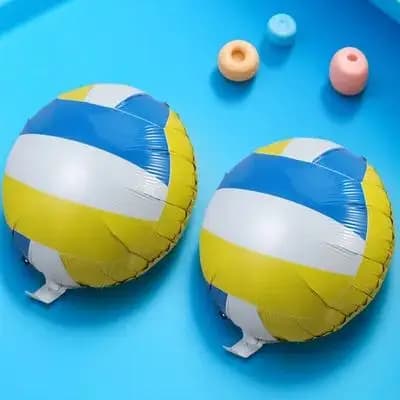 6 Palloncini da Pallavolo da 18 Pollici, Decorazioni per Feste Sportive, Tema Pallavolo, Compleanno, Eventi in Spiaggia, Palloncini Gonfiabili da Parete