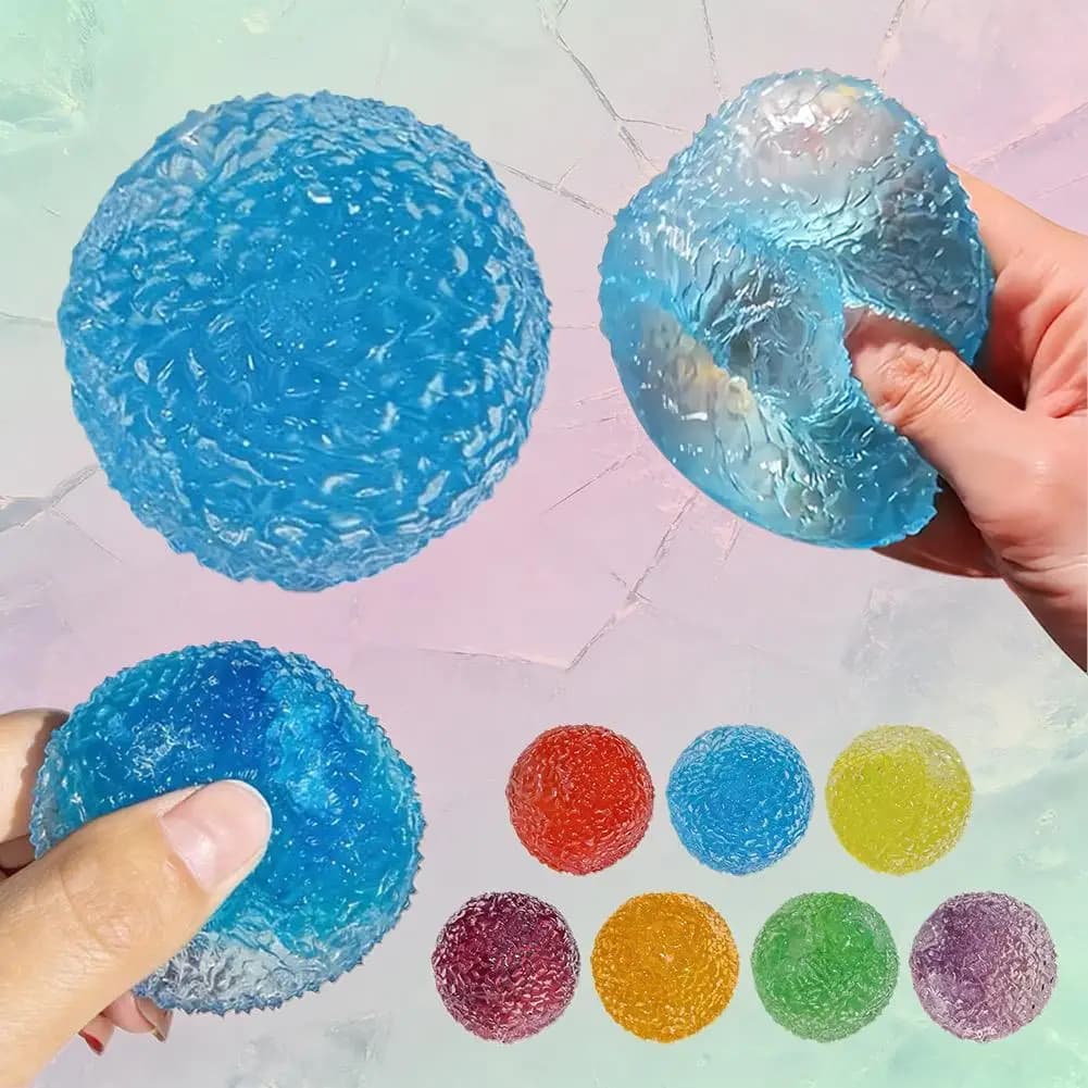 Giocattolo Antistress in TPR a Forma di Caramella di Zucchero, Morbido e Elastico, Giocattolo Sensoriale per Bambini e Adulti, Allevia l'Ansia