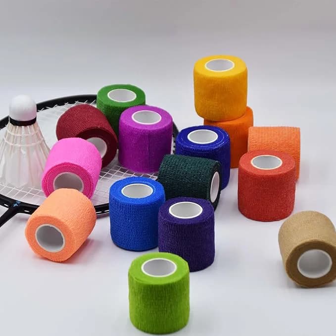 Benda Elastica Autoadesiva - Nastro Traspirante Non Tessuto per Umani (Sport) e Animali Domestici (Cura delle Ferite), Uso Versatile