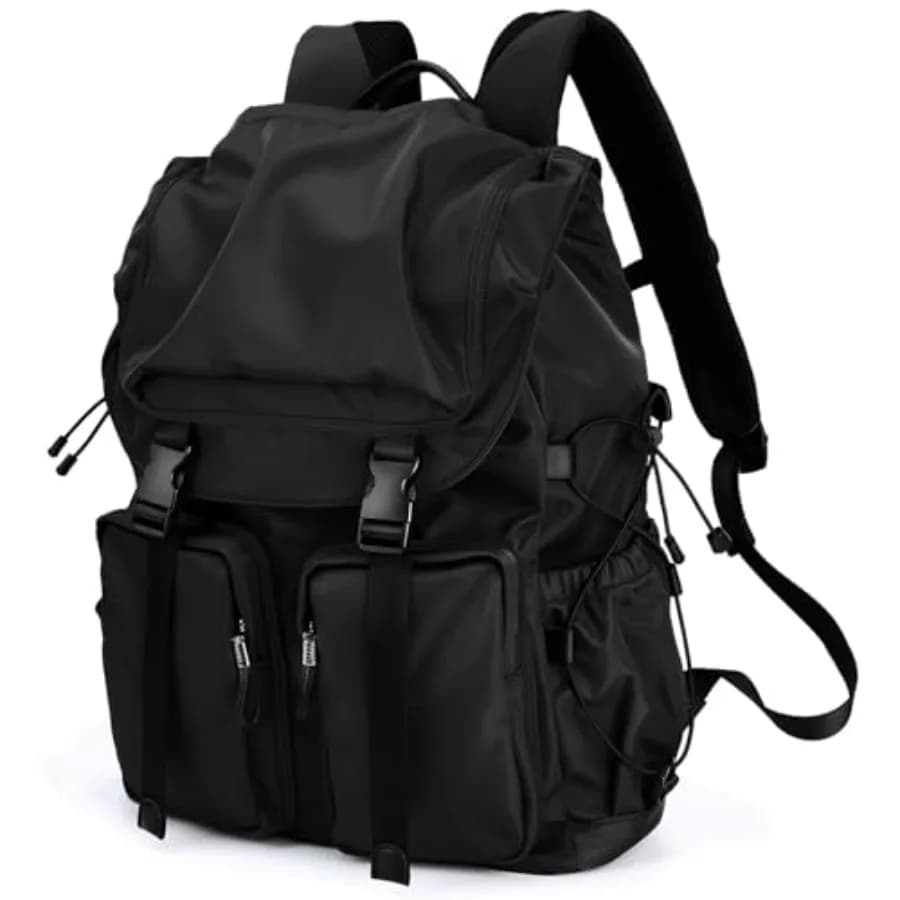 Vtage Laptop Backpack for Men and Women 30L Functional Stylish Backpack with Stretchy Side Pocket Design Water Resistant Colleg