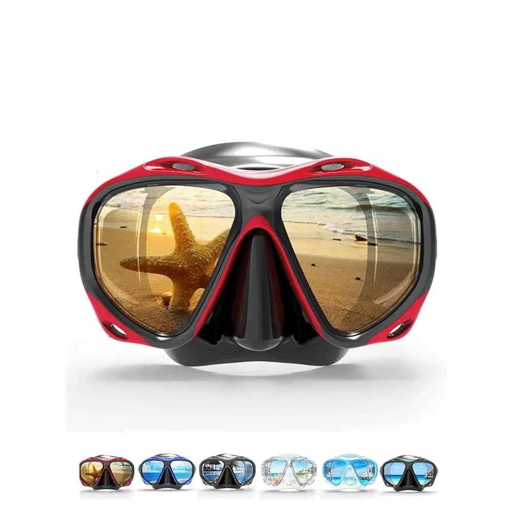 Maschera Subacquea per Adulti, Maschera da Immersione Antiappannamento per Snorkeling e Subacquea, Ottima Maschera in Vetro Temperato per Immersioni Libere